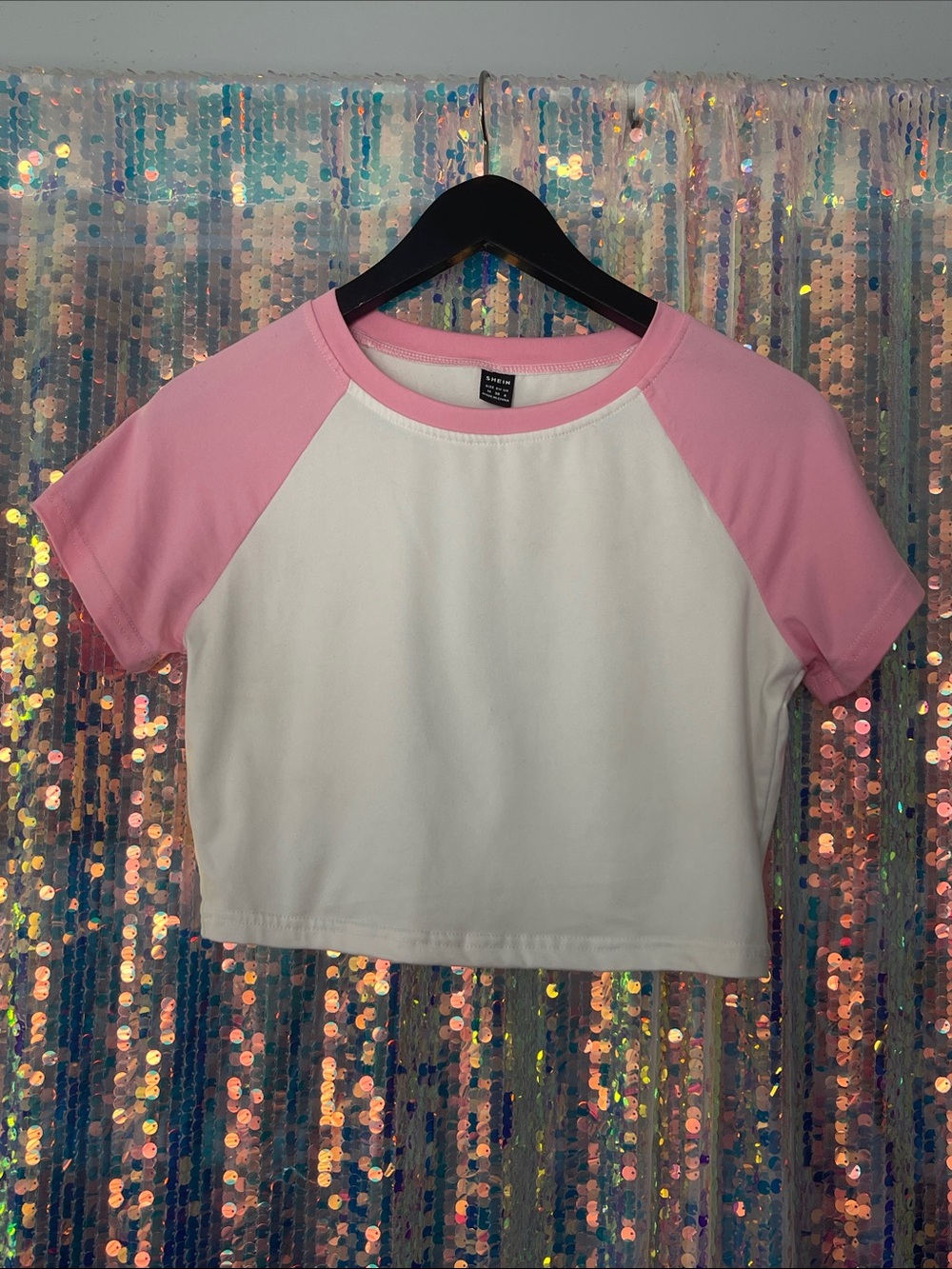 Perfect 90s Babydoll tee Cropped Raglan Baseball